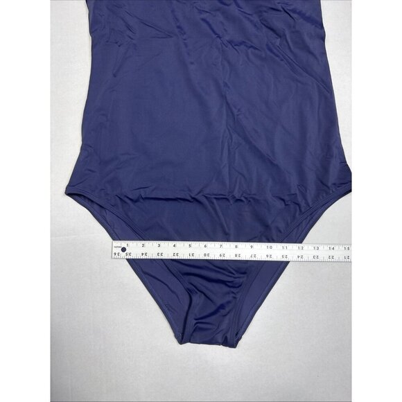 Andie Nantucket XXXL Tall US 20 Navy 1 Piece Swimsuit NWT One Shoulder 9553 - Picture 5 of 15